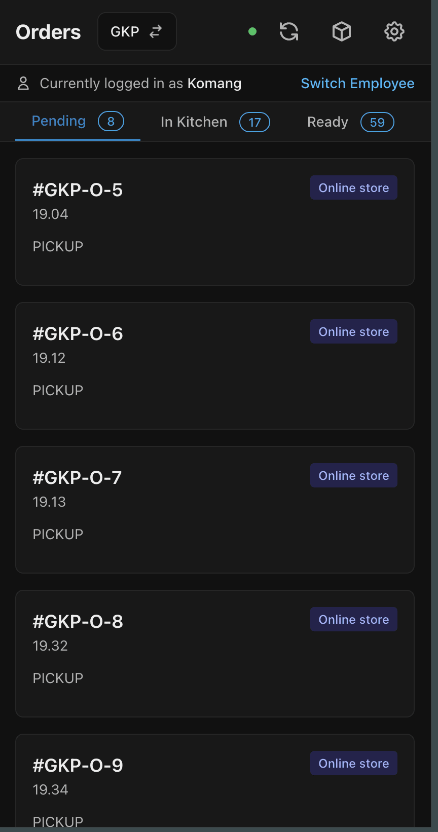 Easy Order Management